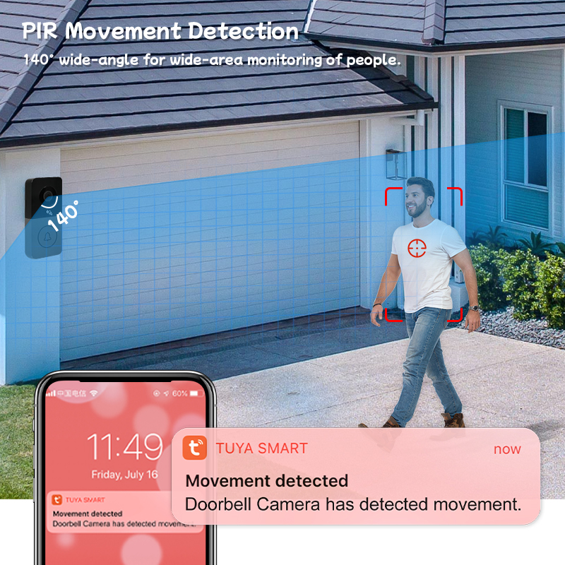 WiFi Video Intercom 1080P Smar - Smart Home Video Doorbell Enhanced Security With Smart Doorbell reseña y precio