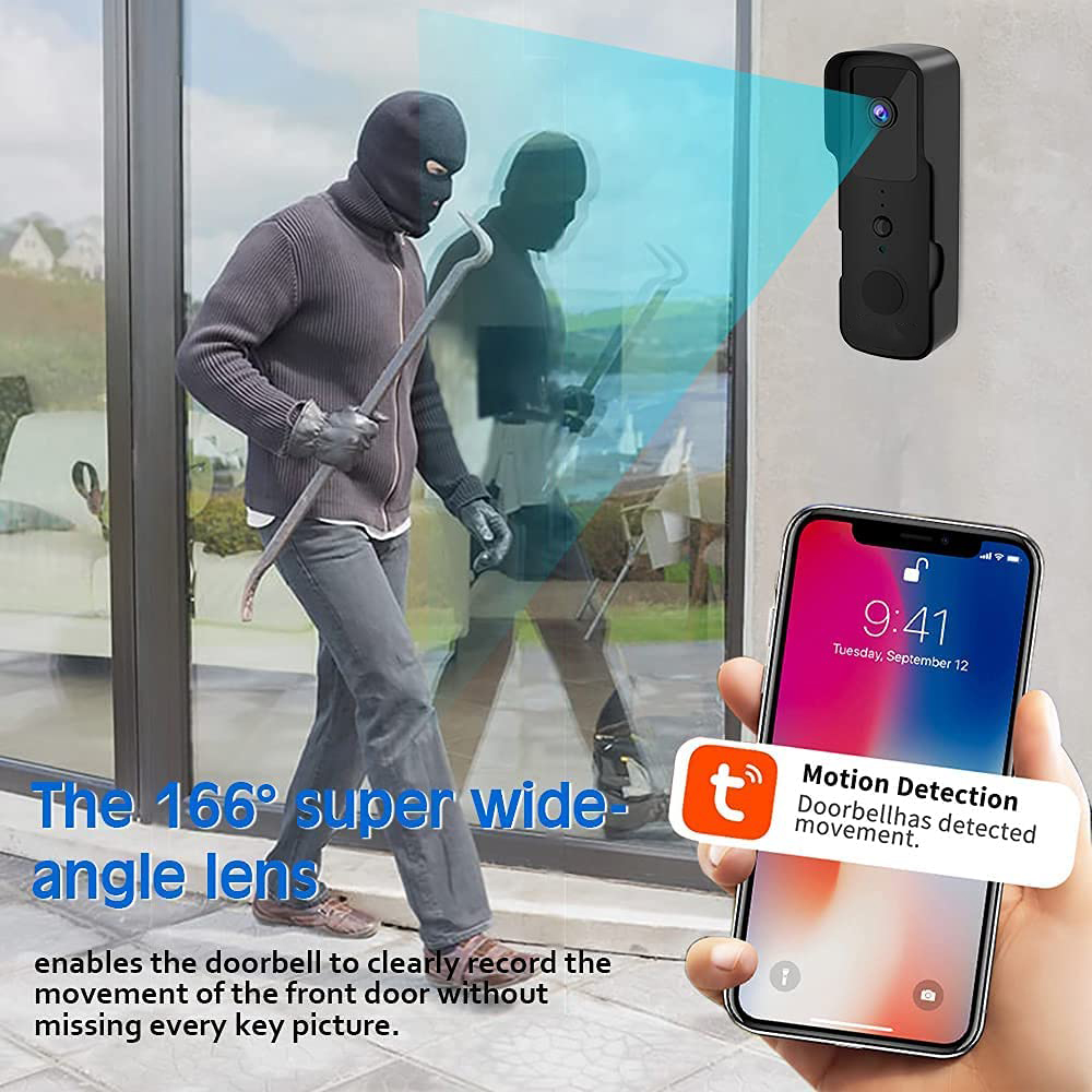 1080P WIFI Video Doorbell Tuya - Smart Home Video Doorbell Enhanced Security With Smart Doorbell reseña y precio