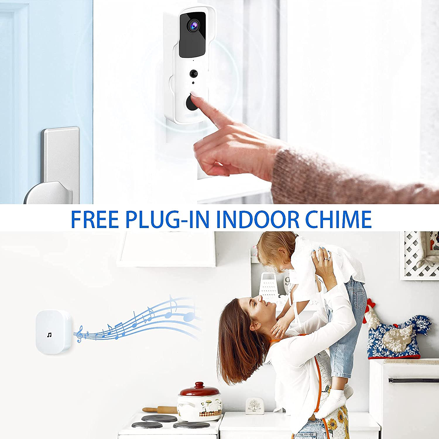 1080P WIFI Video Doorbell Tuya - Smart Home Video Doorbell Enhanced Security With Smart Doorbell reseña y precio
