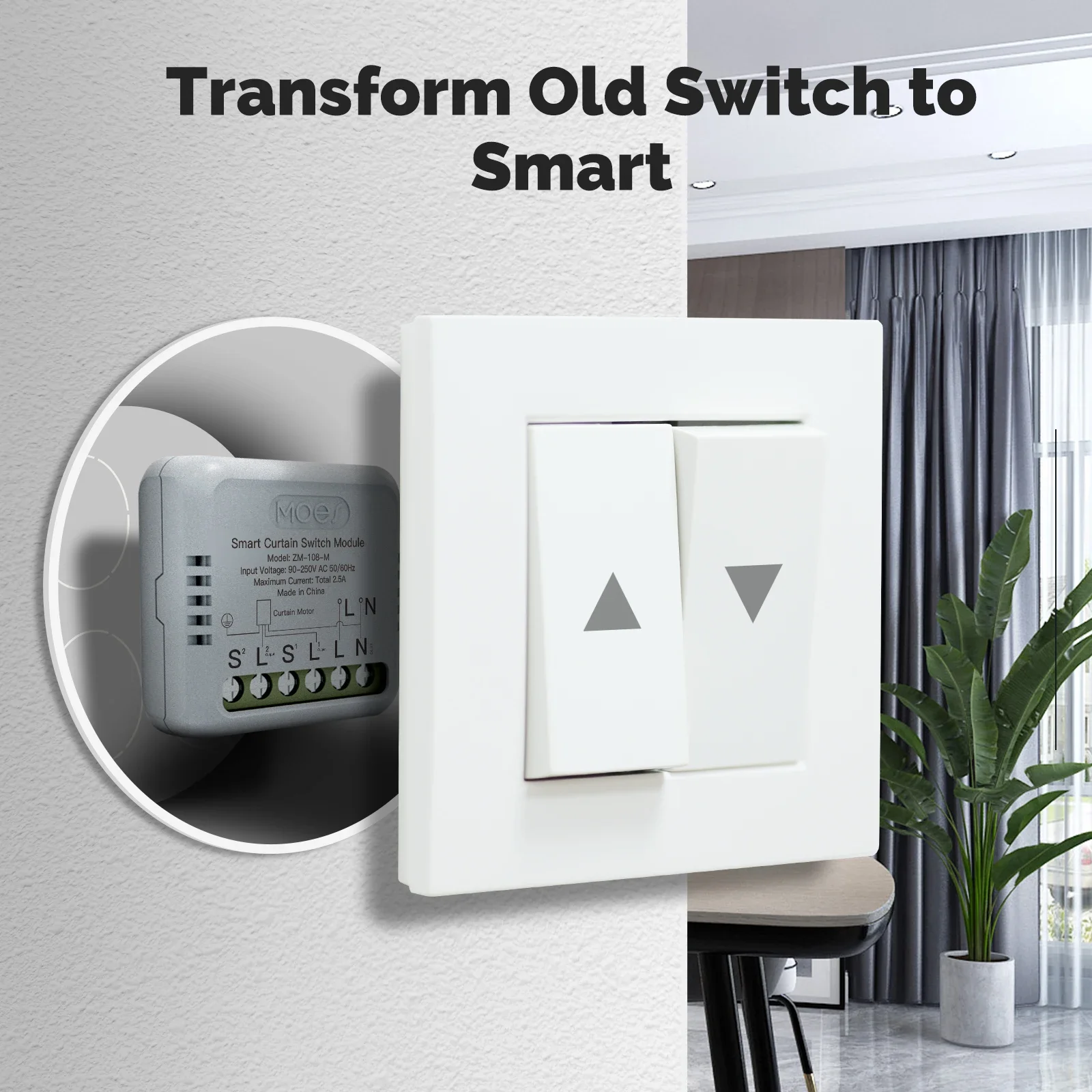 MOES Tuya WiFi/ZigBee Smart Cu - Smart Home Simple reseña y precio