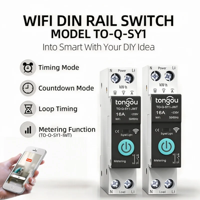 WiFi Smart Circuit Breaker Tuy - Smart Home Energy App reseña y precio
