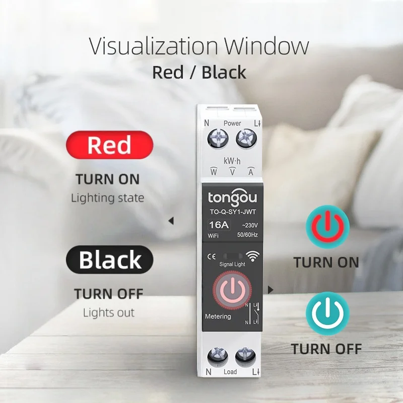 WiFi Smart Circuit Breaker Tuy - Smart Home Energy App reseña y precio