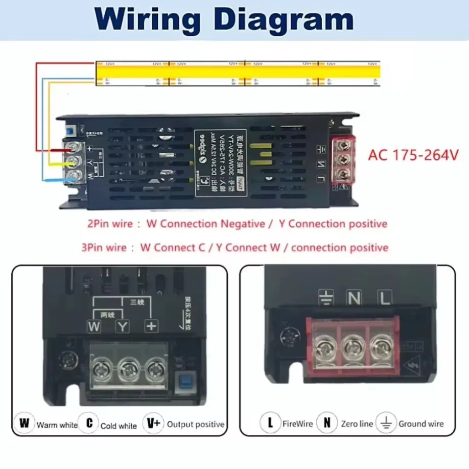 DC 24V LED Power Supply Dimmer - Smart Power Strip reseña y precio