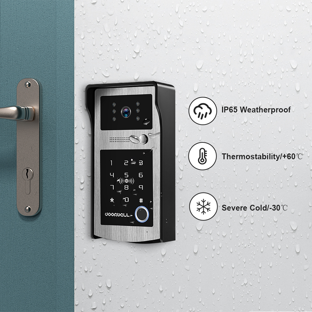Wifi Tuya 7 Inch Touch Screen  - Smart Home Video Doorbell Enhanced Security With Smart Doorbell reseña y precio