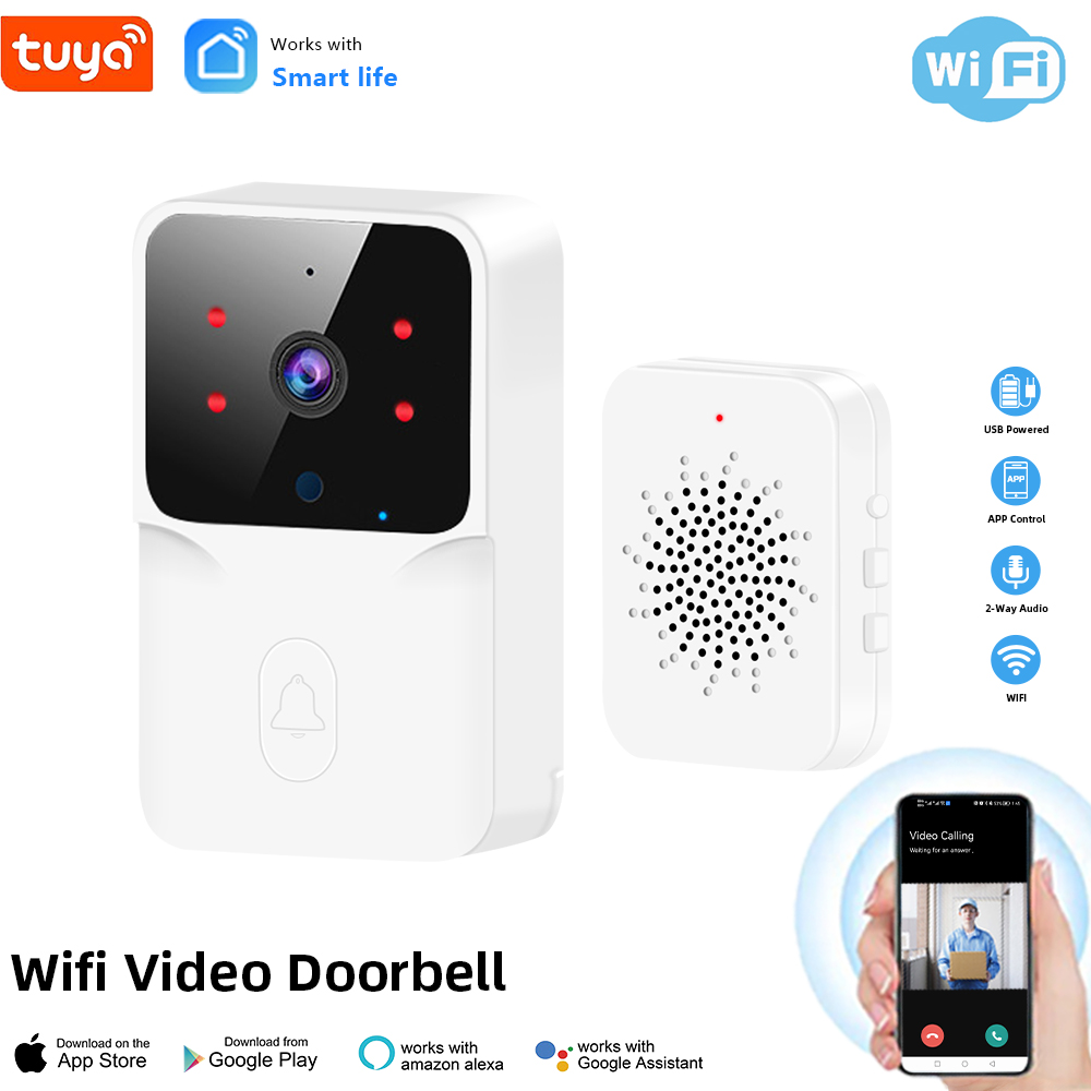 Tuya WiFi Video Doorbell Wirel - Smart Home Video Doorbell Enhanced Security With Smart Doorbell reseña y precio