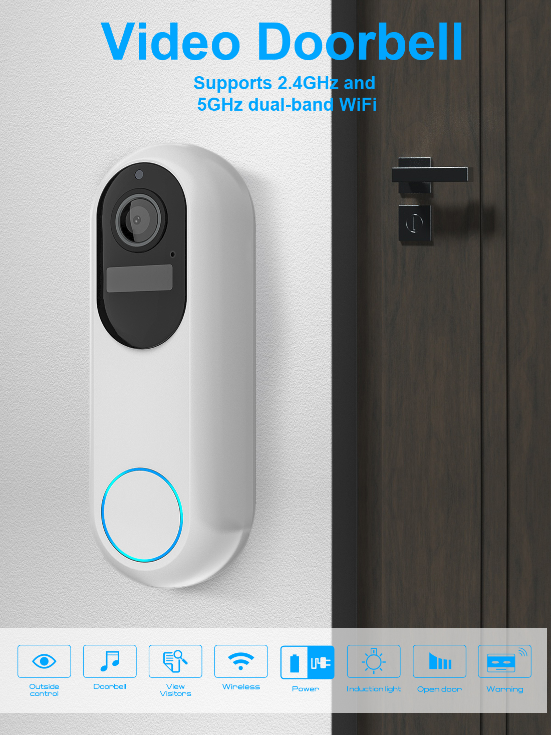 Tuya Smart Video Doorbell Wate - Smart Home Video Doorbell Enhanced Security With Smart Doorbell reseña y precio