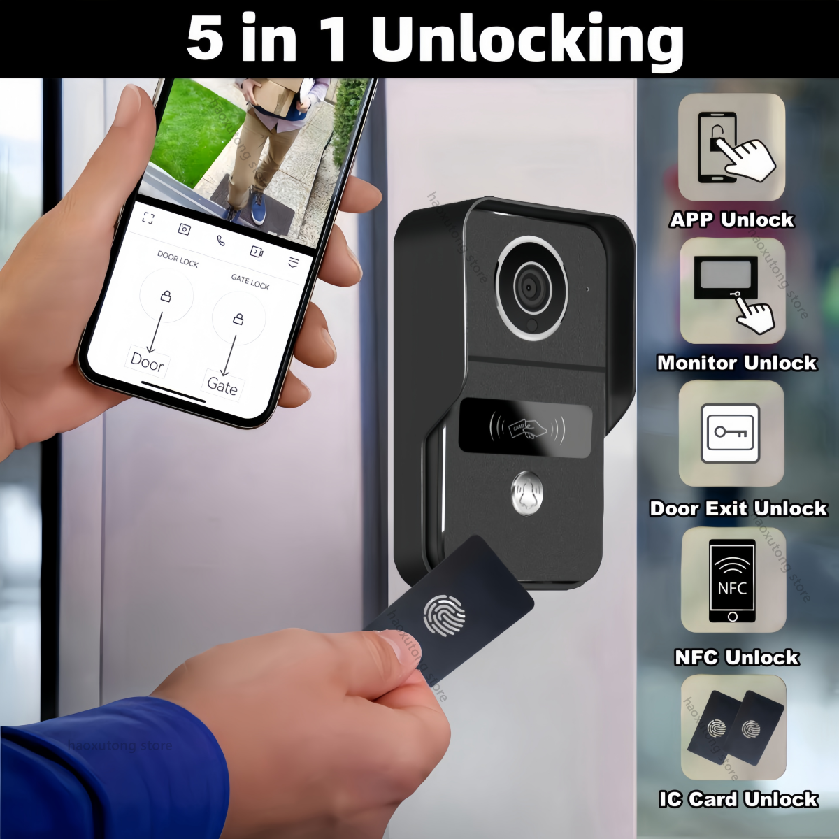 1080P Tuya Smart Doorbell Came - Smart Home Video Doorbell Enhanced Security With Smart Doorbell reseña y precio