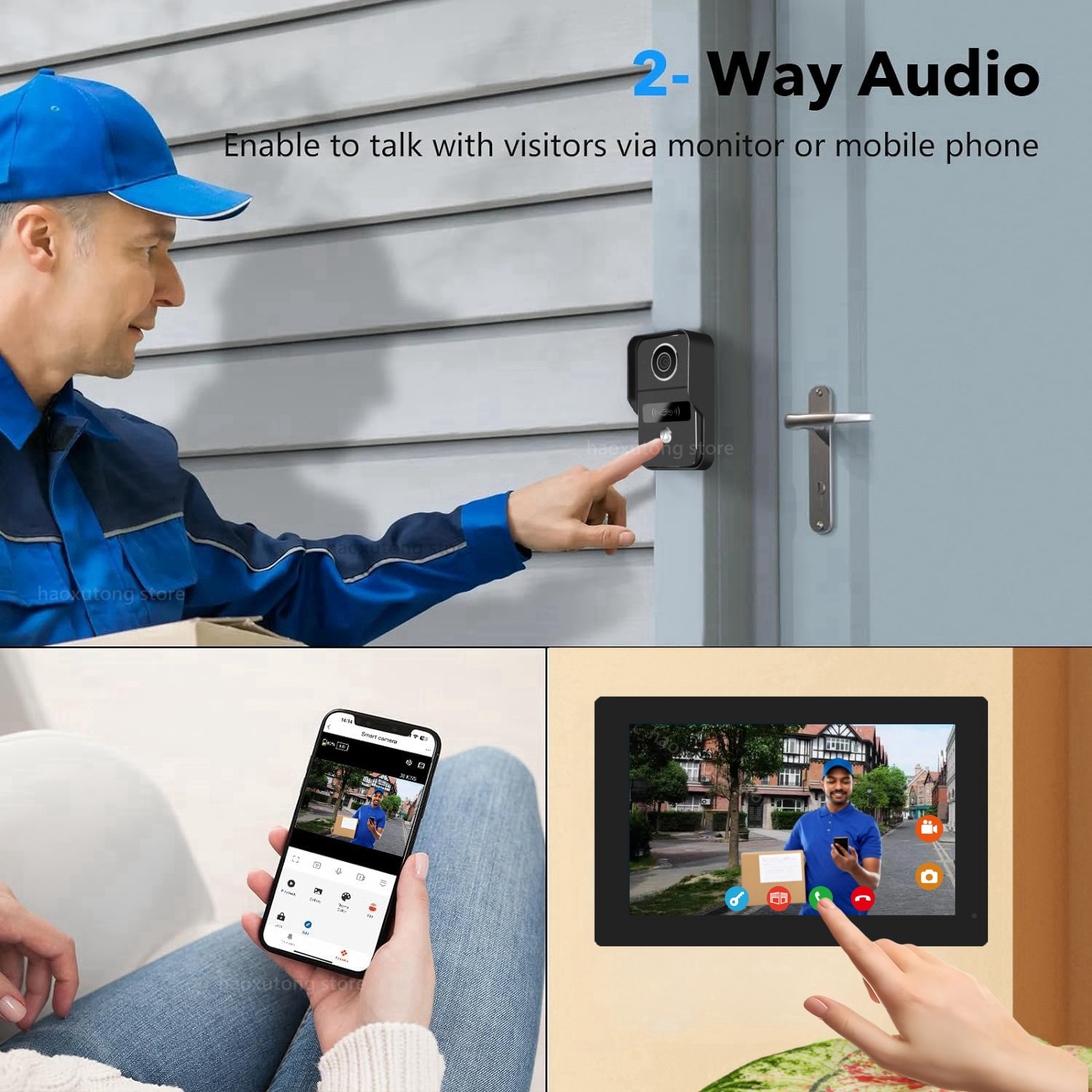1080P Tuya Smart Doorbell Came - Smart Home Video Doorbell Enhanced Security With Smart Doorbell reseña y precio