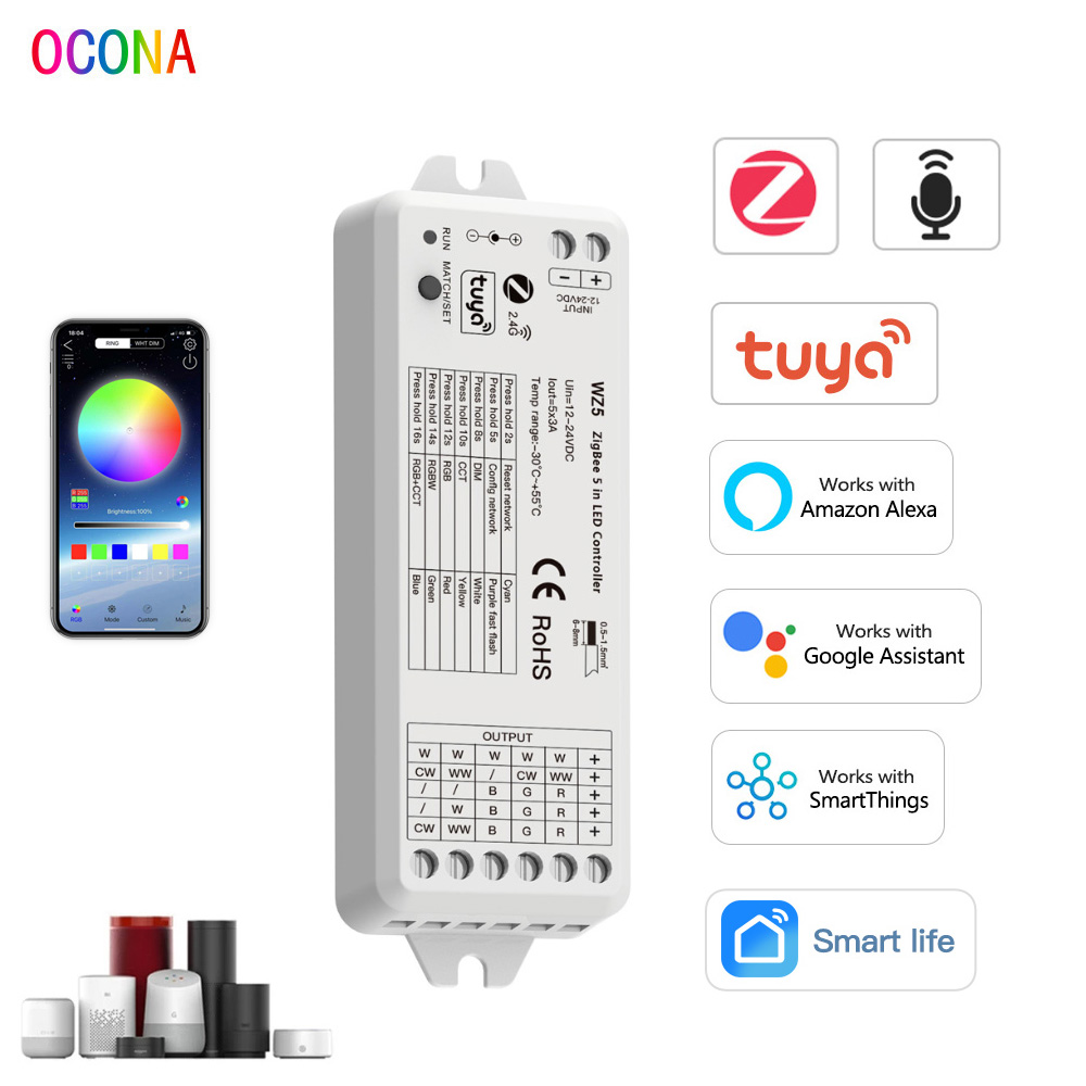 ZigBee 3.0 LED Controller 5-in - Smart Power Strip reseña y precio