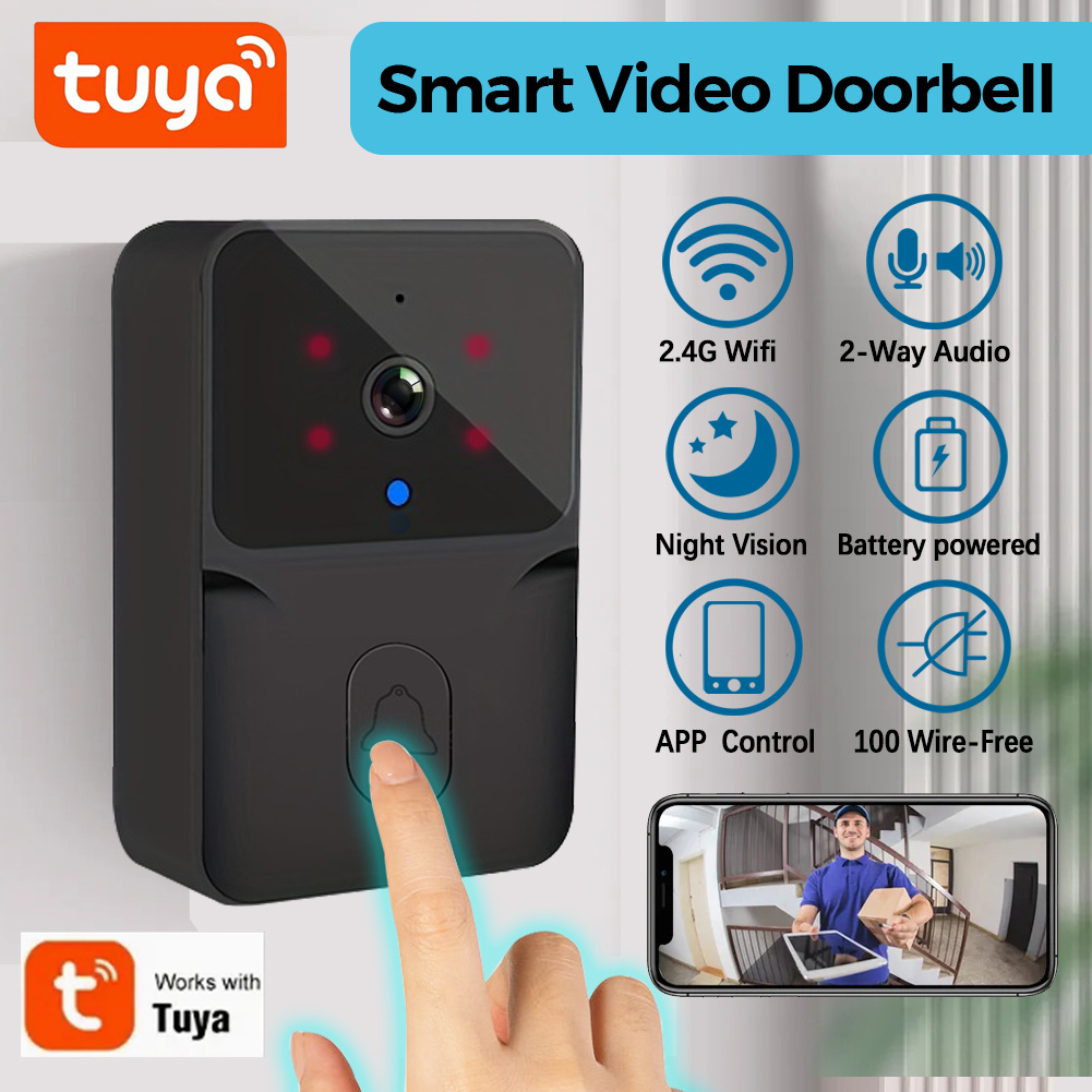tuya Wireless smart video door - Smart Home Video Doorbell Enhanced Security With Smart Doorbell reseña y precio
