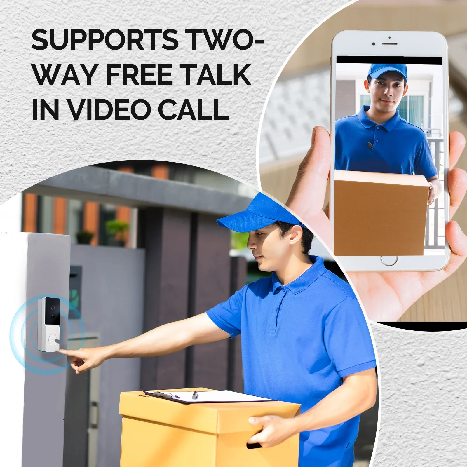 MOES Tuya Smart WiFi Video Doo - Smart Home Video Doorbell Enhanced Security With Smart Doorbell reseña y precio